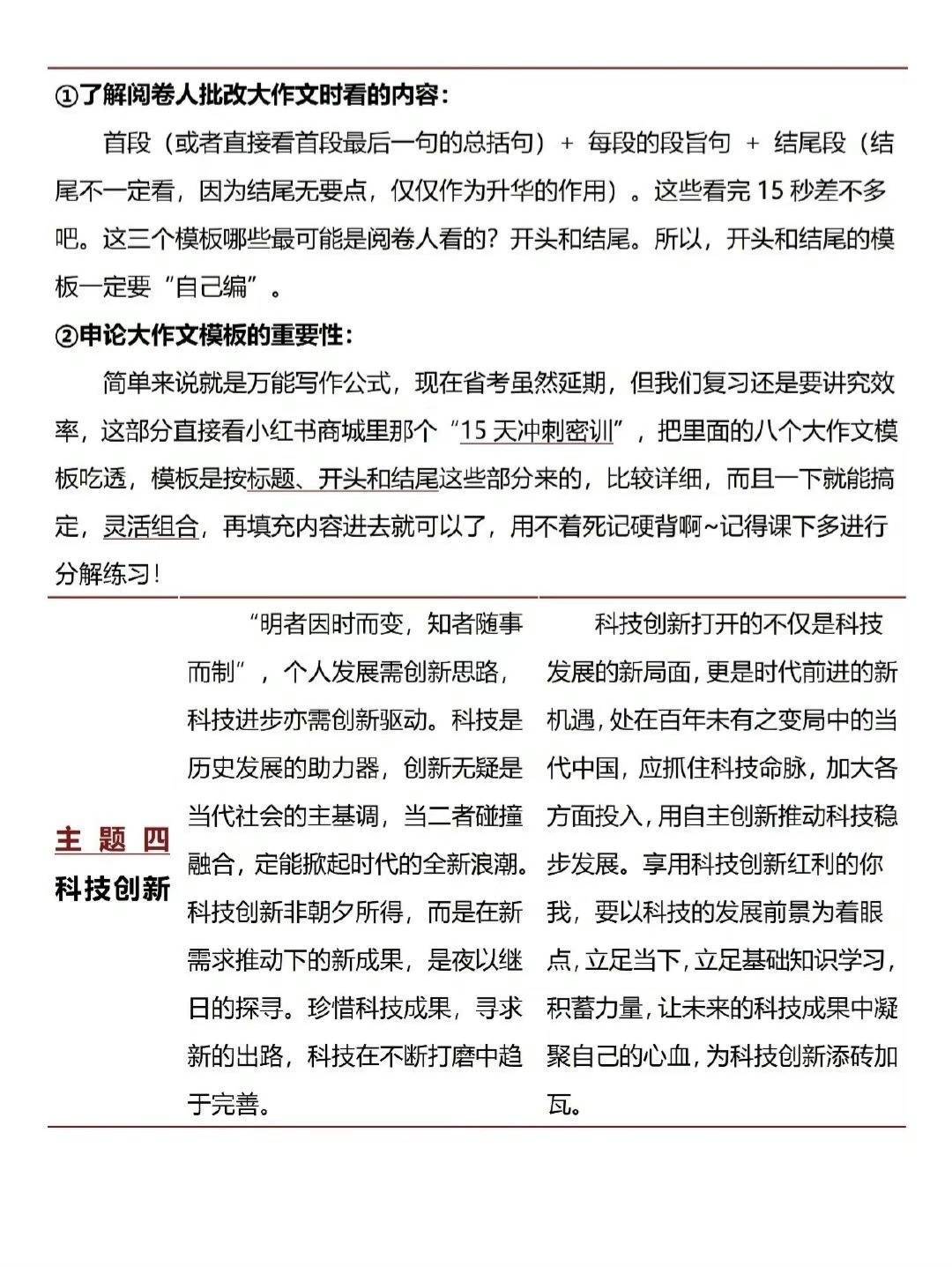 申论范文模板与备考策略，公务员申论考试成功指南