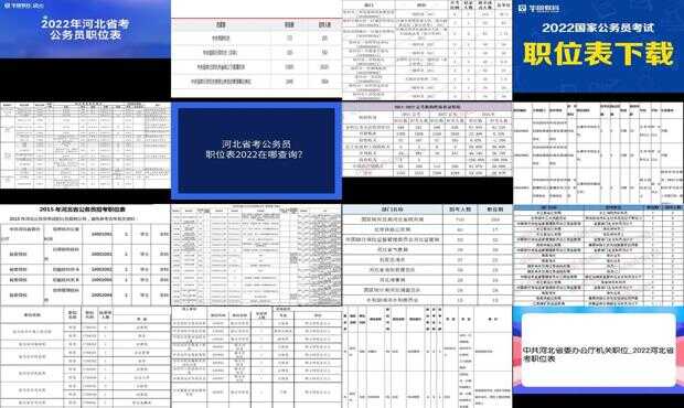 河北公务员考试职位表下载及全面解读与指导手册