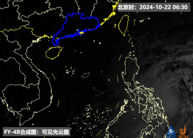 台风潭美与冷空气南下，江门风云突变