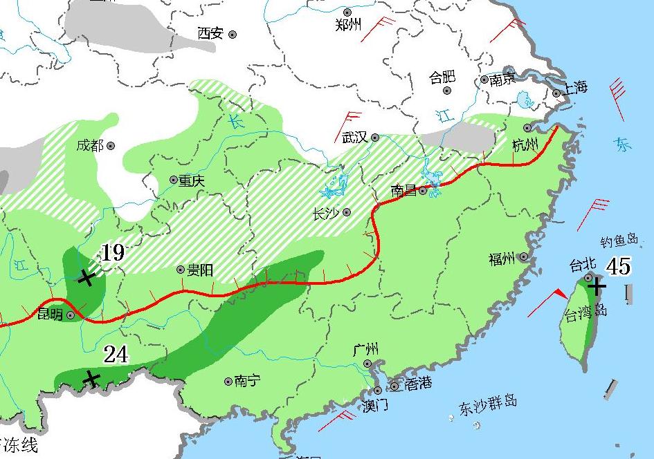 浙江遭遇冷空气突袭，明日气温骤降大跳水